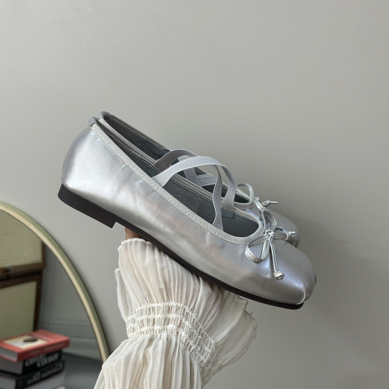 CSYCOCO 2026 Spring New Ballet Flats Mary Jane Round Toe Flat Shoes for Women